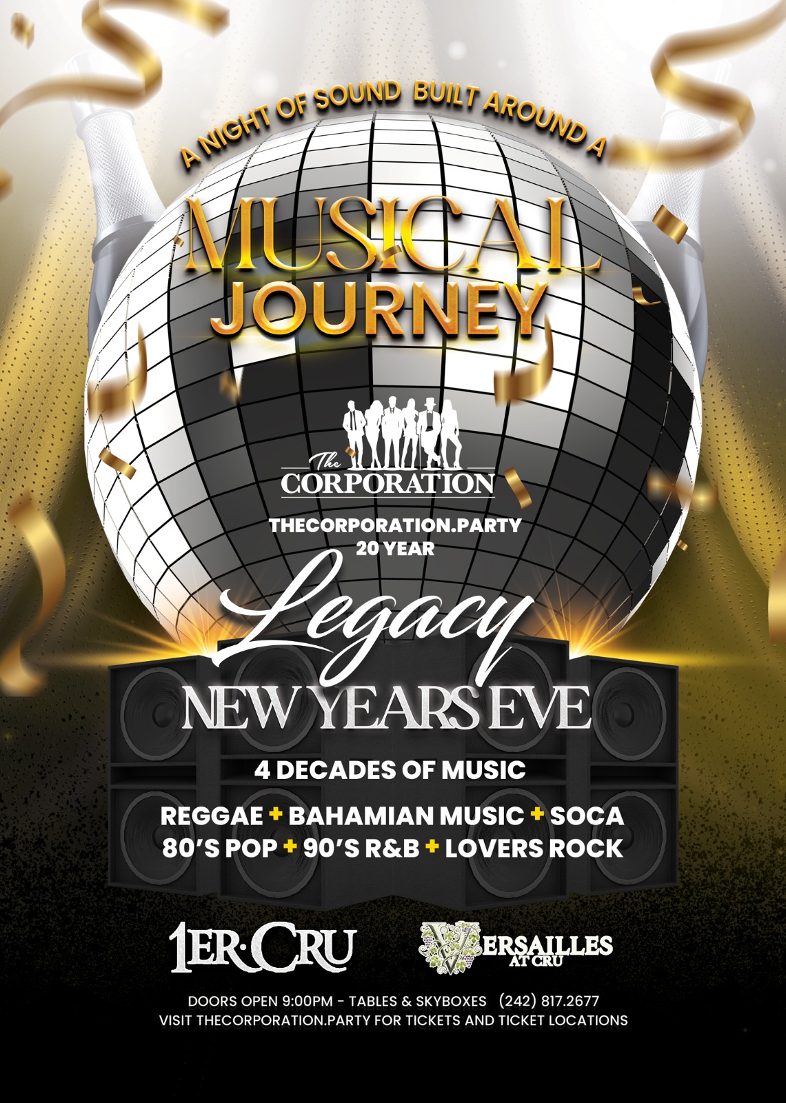 Legacy New Year’s Eve — Musical Journey Flyer