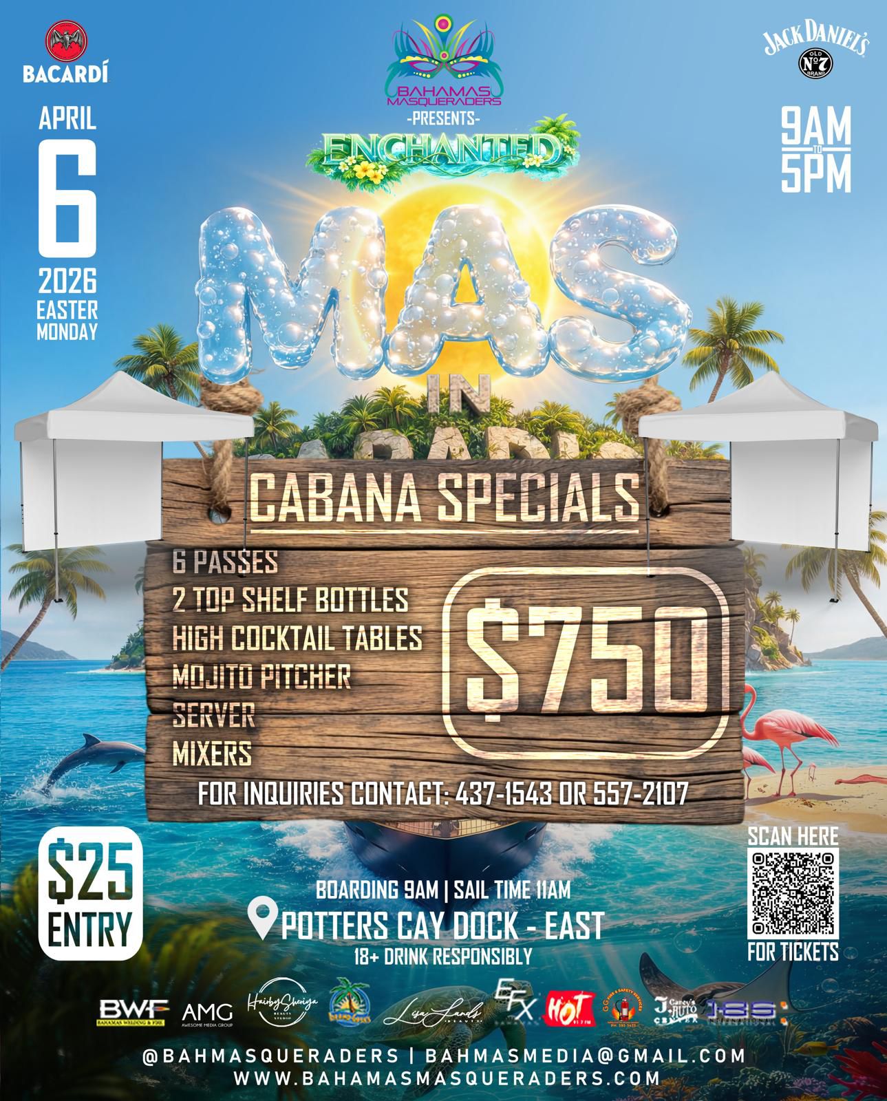 Cabana specials flyer