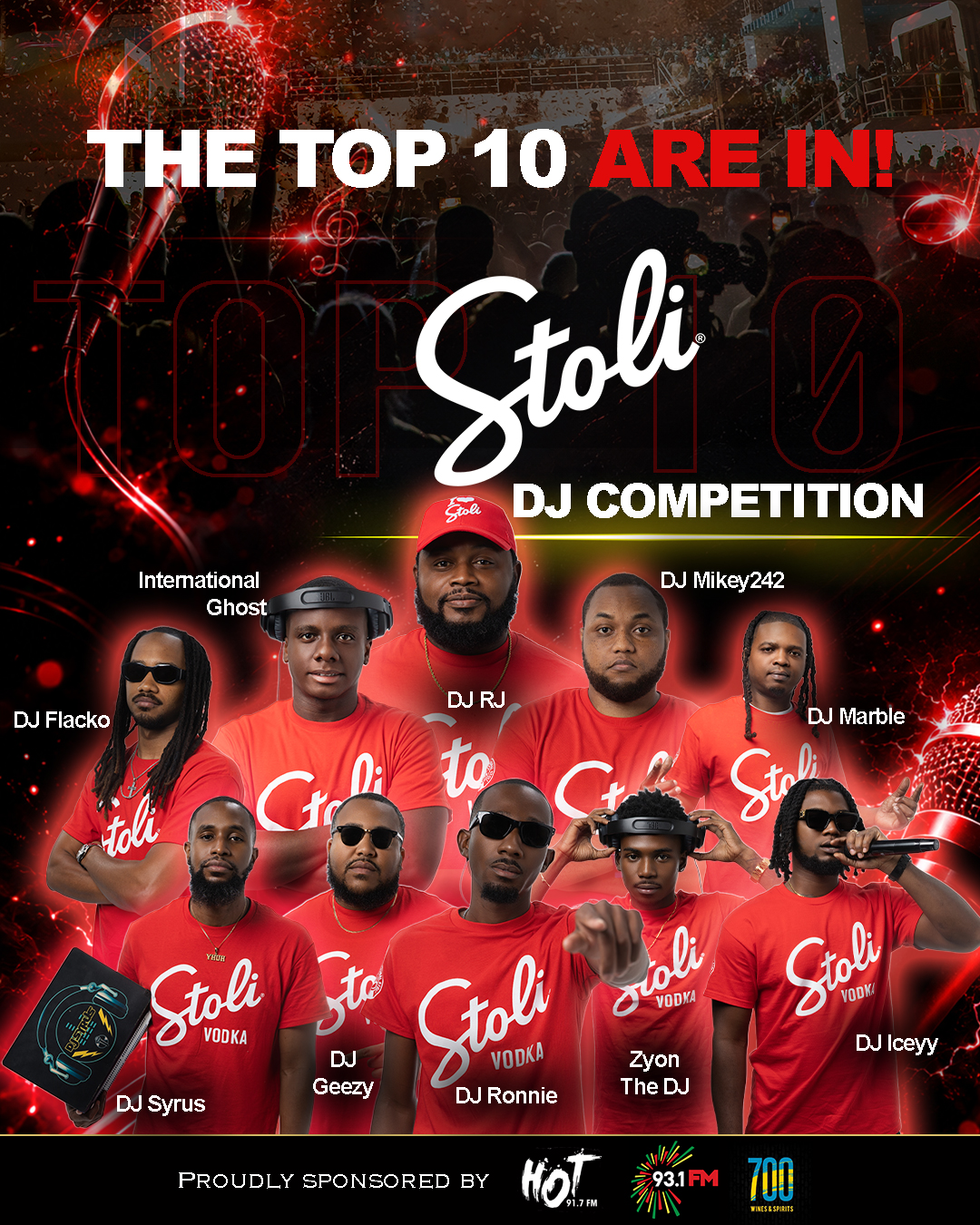 Stoli DJ Competition 2026 Top 10 Finalists